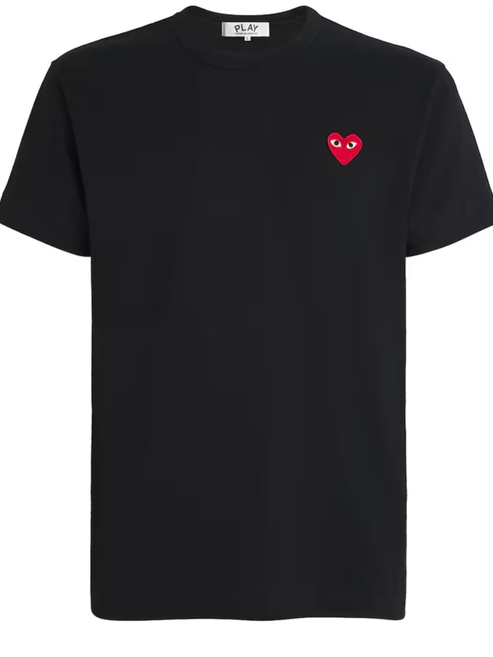 Comme des Garçons PLAY Black Heart Tee size L